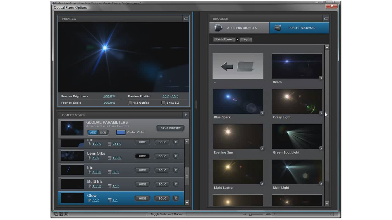 Free Optical Flares Plugin For After Effects